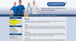 Desktop Screenshot of cleantex.cz